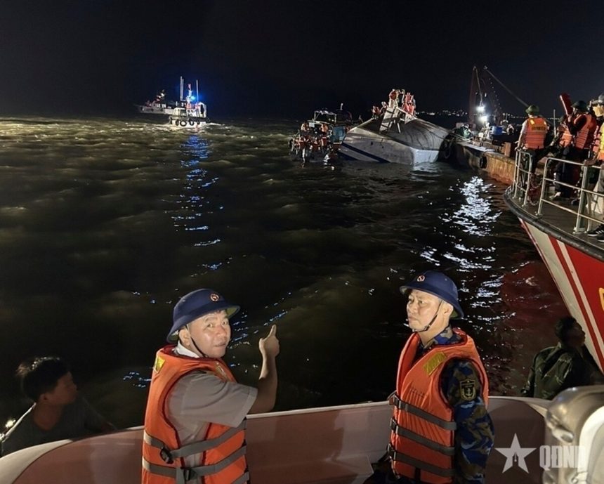 Po stroskotani lode vo Vietname nasli 38 obeti