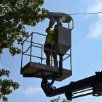 Prve LED svietidla uz svietia na Ladovni pesia zona v centre Martina pride na rad