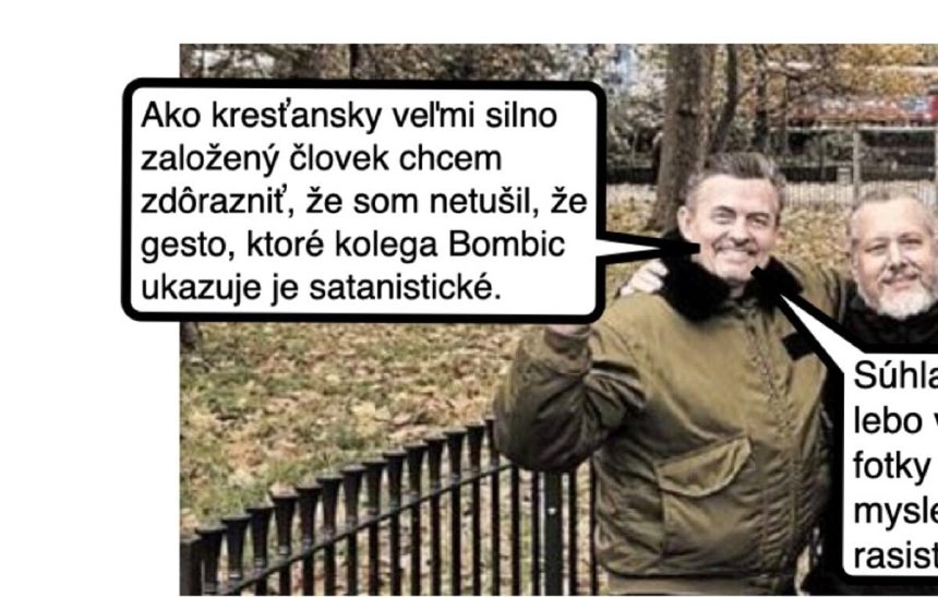 Cynicka obluda Ako Bombic Machalu a spol zarezal