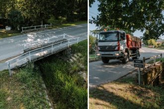 Obec nedaleko Topolcian sa rozluci s mostom