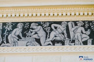 Sgrafitovy pas na mestianskom dome v Spisskej Sobote zrestaurovali