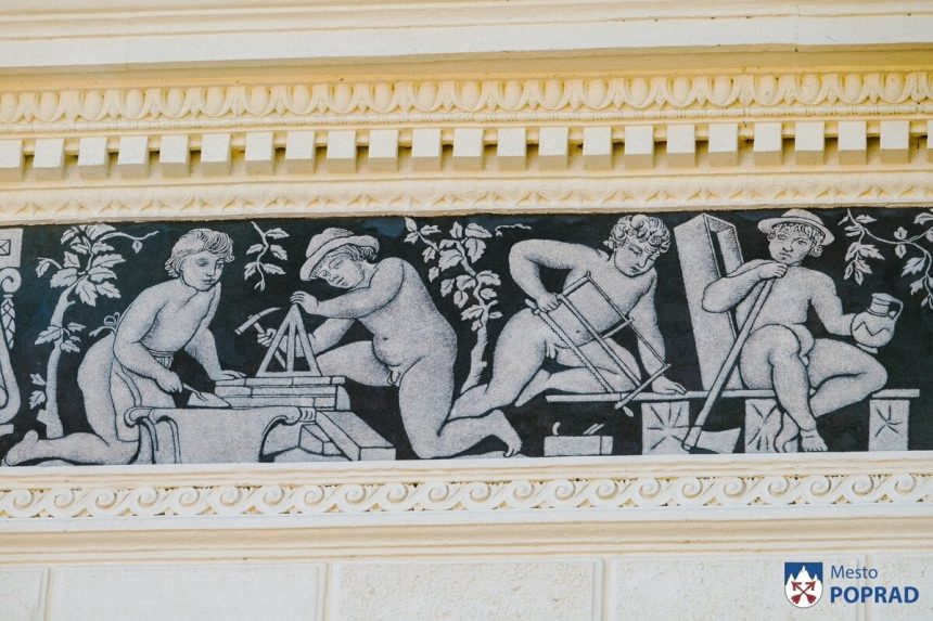 Sgrafitovy pas na mestianskom dome v Spisskej Sobote zrestaurovali