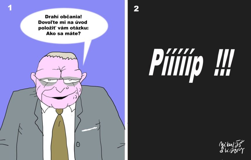 Karikatura dna Naozaj neprijemna otazka