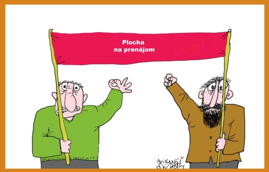 Karikatura dna Politicke sluzby a s