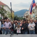 Kolikova na proteste v Nitre Nechceme aby gasparovci riadili stat