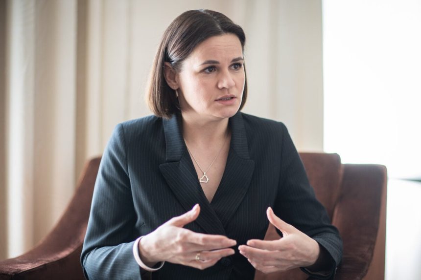 Liderka bieloruskej opozicie predpoklada ze Lukasenko chce oklamat Trumpa