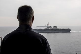 Americka vojnova lod dorazila do Karibiku blizko Venezuely