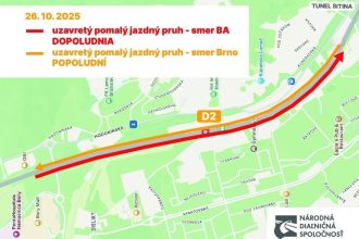 Dopravne obmedzenia na bratislavskej D2 sa skratia