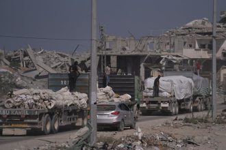 V Pasme Gazy je 61 milionov ton trosiek