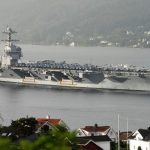 Uderna skupina lietadlovej lode USS Gerald R Ford pri Latinskej Amerike