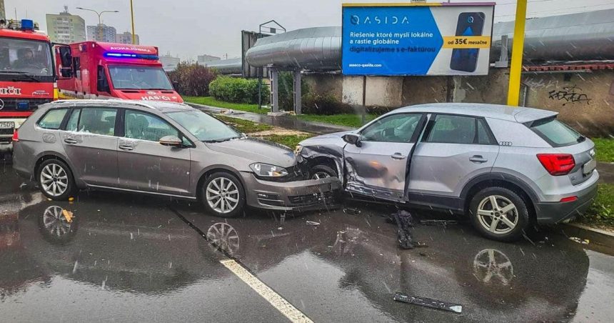 Vodicka v protismere havarovala bola v bezvedomi