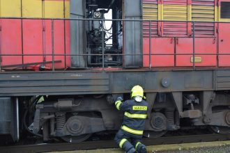 Dalsi incident na zeleznici Rusen horel vo Velkom Horesi