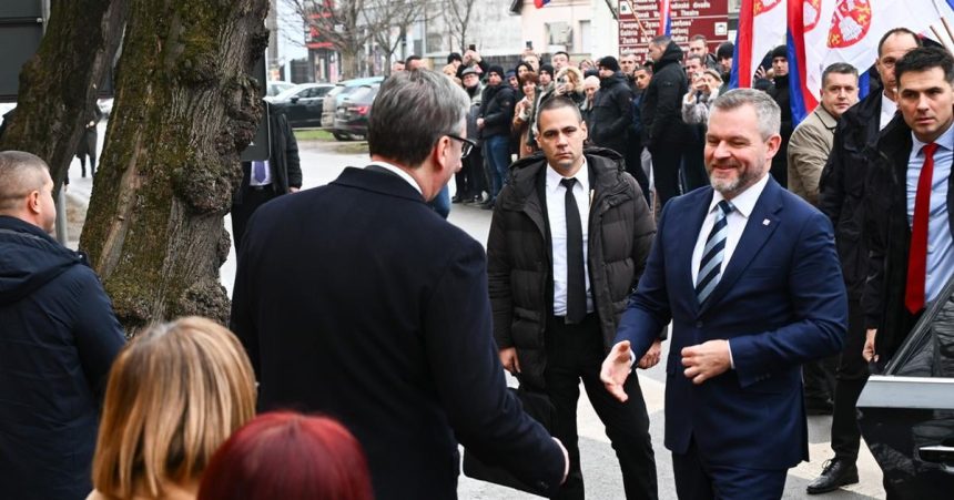 Prezidenti isli za Slovakmi v Srbsku Pellegrini sklamal
