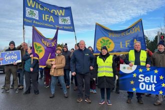 Irsk polnohospodari protestovali proti dohode EU a Mercosur