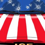 Karikatura dna Trumpov slobodny svet