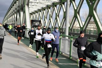 Silvestrovsky beh cez bratislavske mosty prilakal ucastnikov z 28 krajin