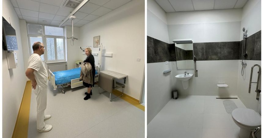 Vynovili dalsiu cast nemocnice Chystaju recepciu plany maju aj s hospicom a heliportom