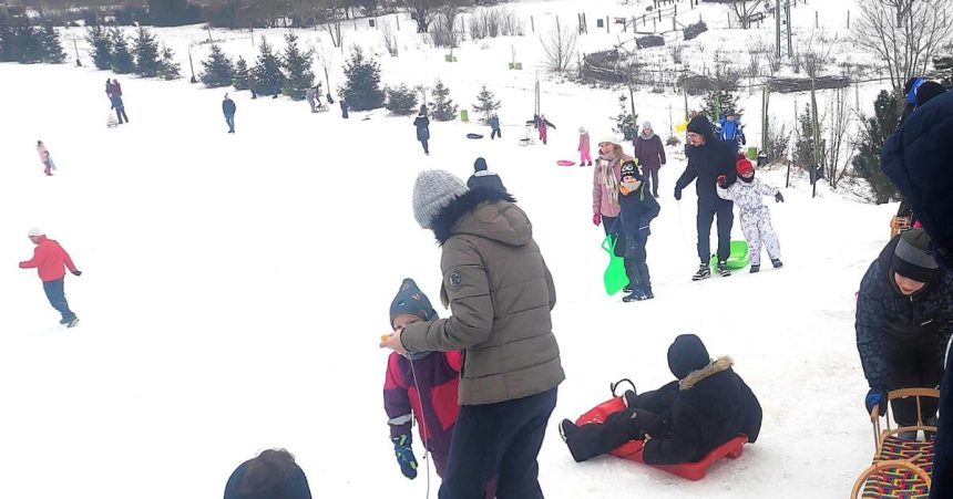 Zimny zazrak v meste radovanky pre deti