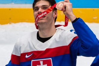 Filc vo vzduchu Charov pozdrav do neba Pozrite si vitazne momenty hokejistov galeria