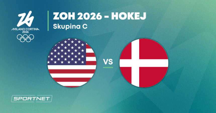 ONLINE USA Dansko dnes hokej na ZOH 2026 NAZIVO skupina C