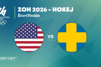 ONLINE USA Svedsko dnes hokej na ZOH 2026 ZIVE stvrtfinale