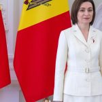 Bratislava bola vyzdobena vlajkami Moldavska pred prichodom prezidentky Sanduovej