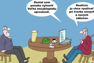 Karikatura dna Ponuka ktoru nemono odmietnut