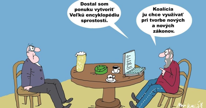 Karikatura dna Ponuka ktoru nemono odmietnut