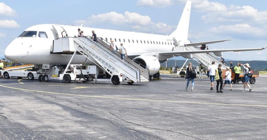 Kosicke letisko nadalej rastie Linku do Bratislavy vyuzilo viac ako 100tisic cestujucich
