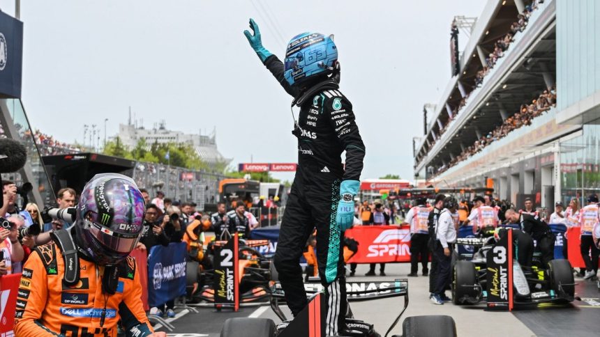 Sprint priniesol tvrde suboje medzi Mercedesmi Antonelli dokonca ziadal potrestanie pre svojho timoveho kolegu