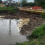 V Niznej Sebastovej sa zrutili stavebne podpery most nie je poskodeny
