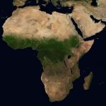 Vznik nov trhlina v tektonickej doske Nali jej stopy v Afrike
