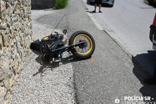 Cyklista narazil do muru mal v dychu takmer tri promile alkoholu