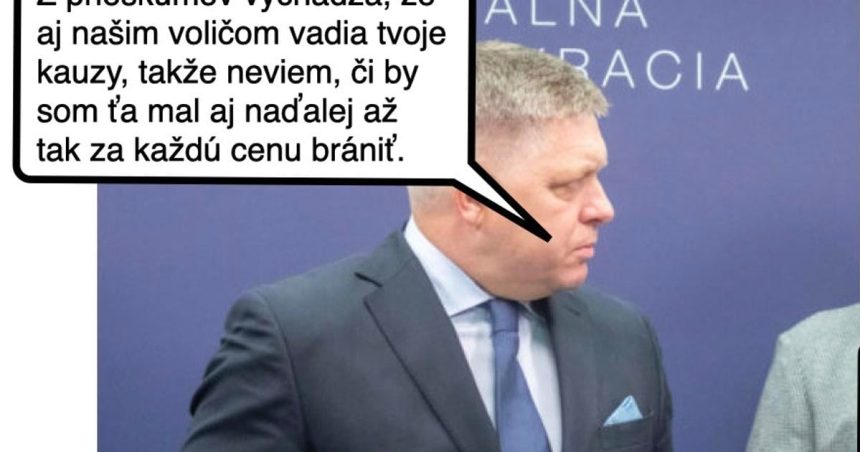 Cynicka obluda Ficovo mensie zlo