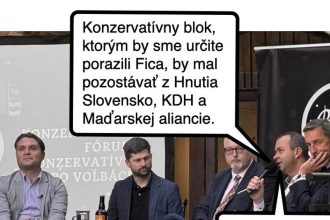 Cynicka obluda Konzervativny blok pomocnikov Roberta Fica