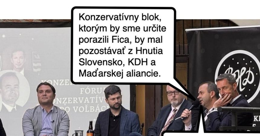 Cynicka obluda Konzervativny blok pomocnikov Roberta Fica