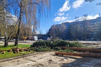 Stromy na Vajanskeho namestii vzbudili vasne Primator Martina celi kritike za svoje vyjadrenia
