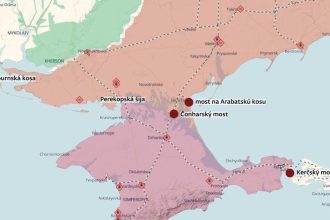 Ukrajina uz znicila dolezite mosty na Kryme Rusi zazivaju na polostrove logisticku krizu