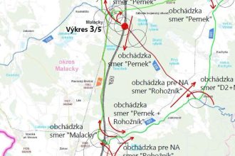 v piatok sa docasne uzavru vetvy dialnicnej kriovatky malacky na d2