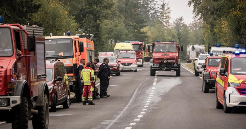Nemecke pohranicne mesto nariadilo ciastocnu evakuaciu kvoli rozsiahlemu poziaru v Belgicku