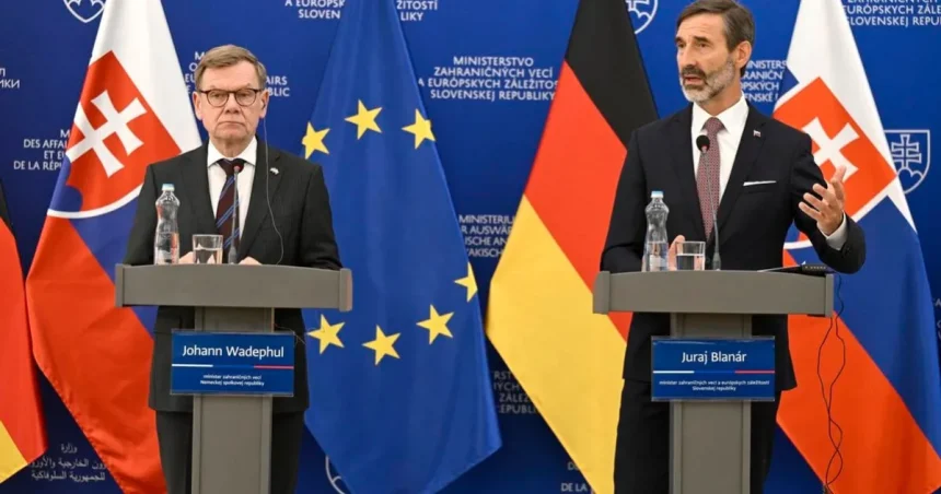 Blanár a Wadephul hovorili o ekonomike a Ukrajine