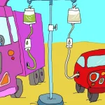 Karikatúra dňa: Pacienti napojení na infúzie v nemocnici