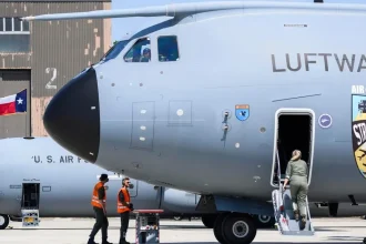 Neznámy dron havaroval v blízkosti základne nemeckých vzdušných síl