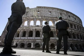 Obnovia časť rímskeho Kolosea, ktorá sa zrútila