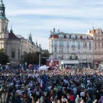 Pražské zhromaždenie kritizovalo Babišovu vládu, spomínalo Havla