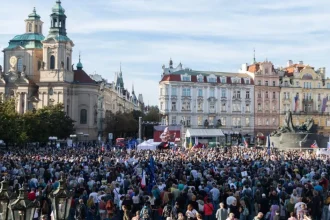 Pražské zhromaždenie kritizovalo Babišovu vládu, spomínalo Havla