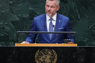 Svet, kde vládne sila a nie pravidlá, nebude bezpečný, uviedol Pellegrini v OSN