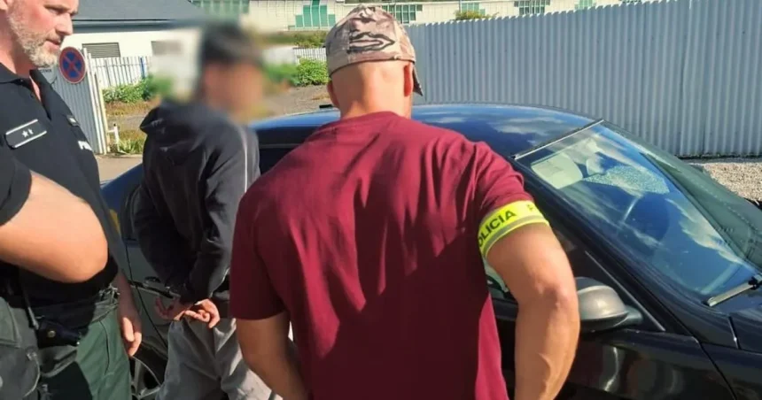 Ukradnuté BMW našli za pár hodín. Mladík skončil v putách