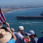 Americká lietadlová loď USS Abraham Lincoln vo vodách