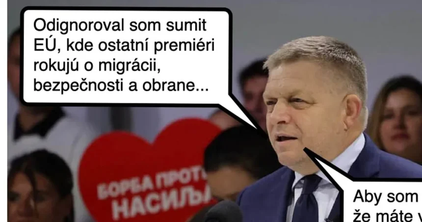 Cynická obluda: Ficov záujem ovplyvňovať postoje EÚ